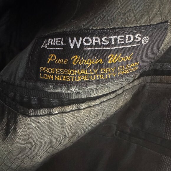 Vintage Hart Schaffner Marx Plaid Suit Jacket – Made in USA, Size 40R - Picture 5 of 7